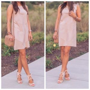 ZARA Pink Contrast Mini Dress Size XS